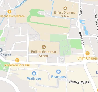 map for Enfield Grammar School