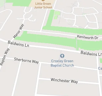 map for Renew Lunch @ Croxley Green Baptist Church