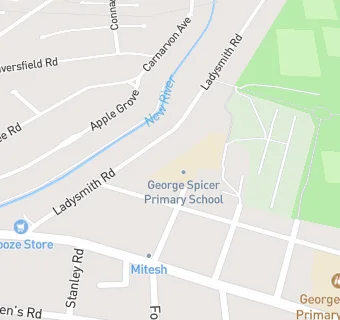 map for George Spicer Breakfast and After School Club