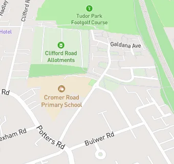 map for Cromer Road Primary School