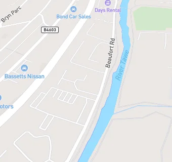 map for Swansea Indoor Bowls Club Bar