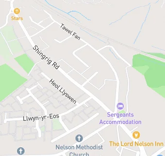 map for Nelson Village Store