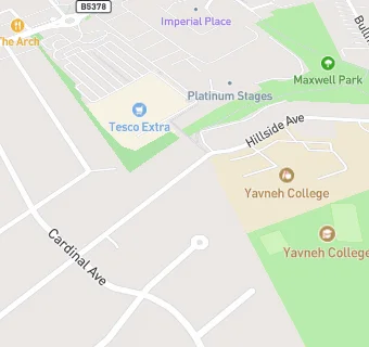 map for Yavneh College