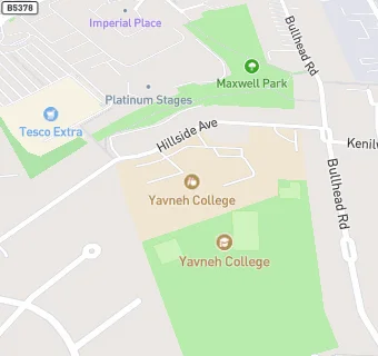 map for Yavneh Primary School