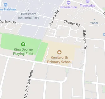 map for Kenilworth Primary School