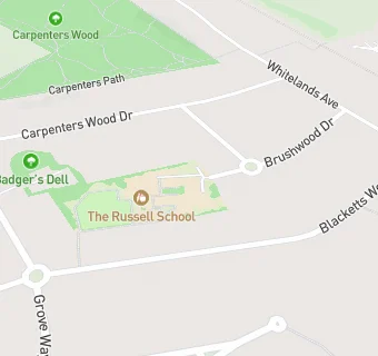 map for Caterlink Ltd @ The Russell School