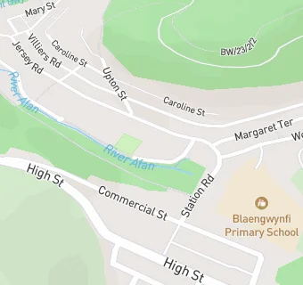 map for Abergwynfi Infant School