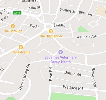 map for Neath Food and Wine