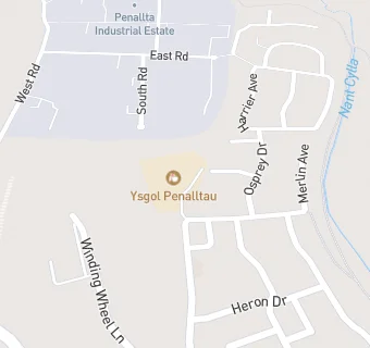 map for Ysbyty Ystrad Fawr Catering Facilities