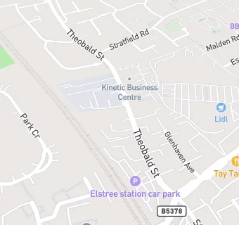 map for Borehamwood Mens Club (1935) Limited