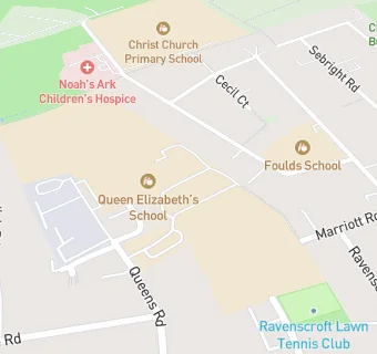 map for Queen Elizabeth's School, Barnet
