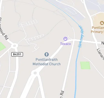 map for Pontllanfraith Service Station Garage Shop