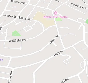 map for Neath Methodist Church