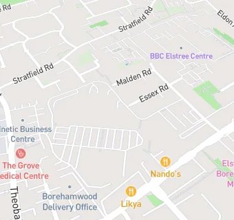 map for The Grove Medical Centre