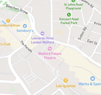 map for The Palace Theatre