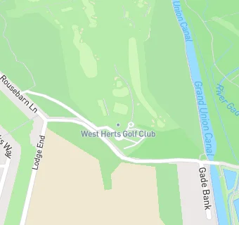 map for West Herts Golf Club