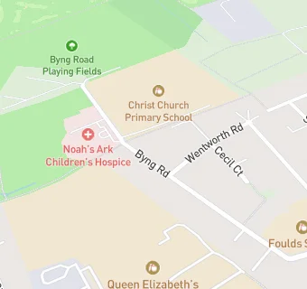 map for Christ Church Primary School