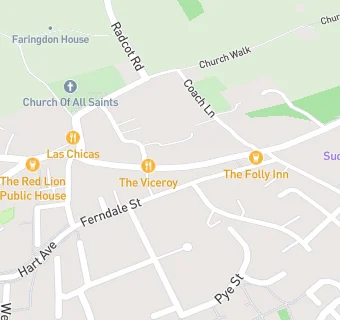 map for Sudbury House Hotel