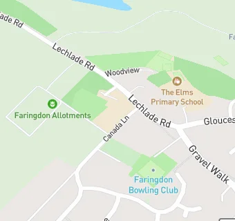 map for Faringdon Infant School