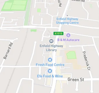 map for Enfield Pound Plus