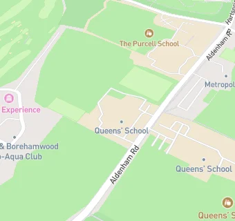 map for Queens' School