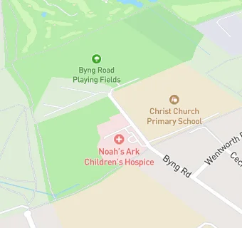 map for Noahs Ark Childrens Hospice