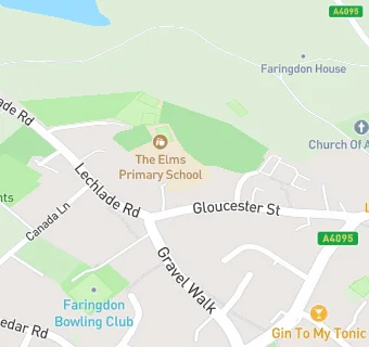 map for Faringdon Junior School