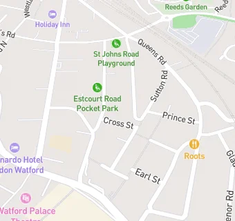 map for Watford Social Centre For The Blind