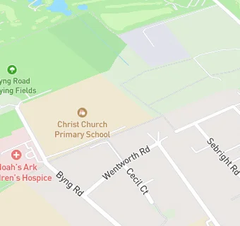map for Christ Church Primary School