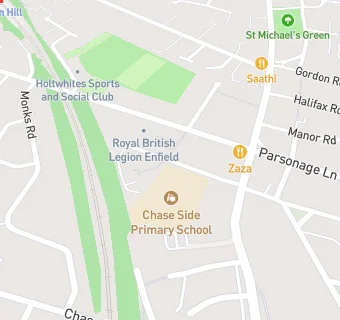 map for Chase Side Primary School