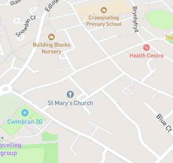 map for St Mary's Church