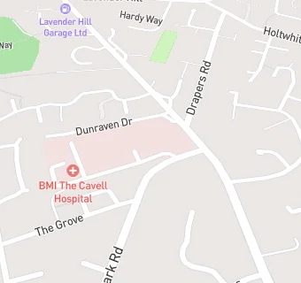 map for BMI Cavell Hospital