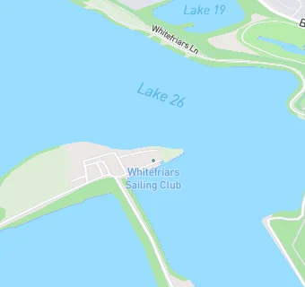 map for Whitefriars Sailing Club