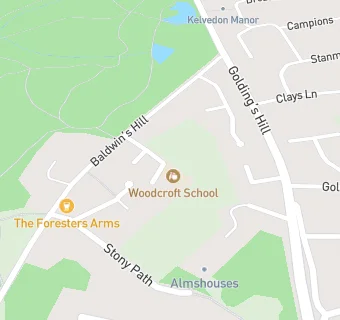 map for Woodcroft School