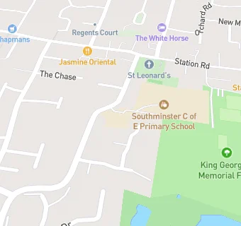 map for Southminster Infant School