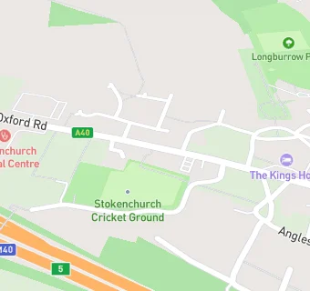 map for Stokenchurch Memorial Hall Social Club