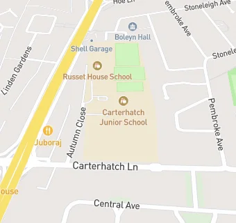 map for Carterhatch Infant And Junior School