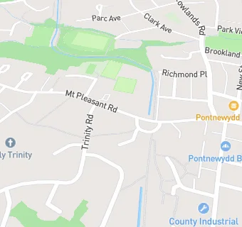 map for Pontnewydd Bowls Club