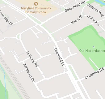 map for Theobald Centre