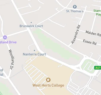 map for Watford Orthodontic Practice