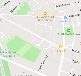 map for Club St Michael's