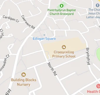 map for Croesyceiliog Junior School