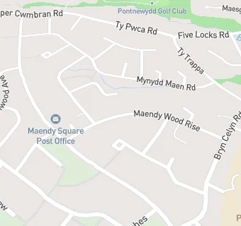 map for West Pontnewydd Community Centre