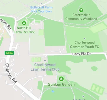 map for Chorleywood Montessori School