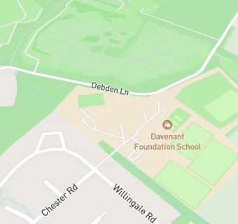 map for Davenant Foundation School