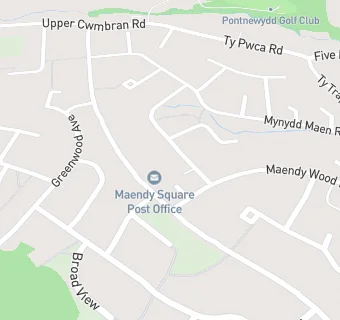 map for Maendy Way Chippy