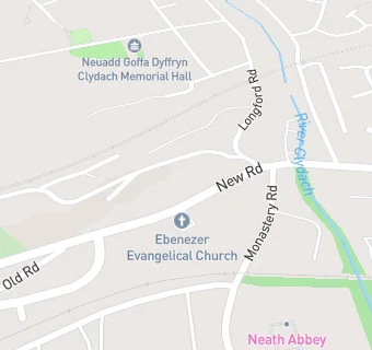 map for Neath Abbey Infant School