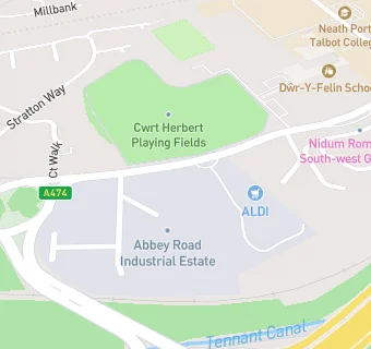 map for Neath Sports Centre (Celtic Leisure)