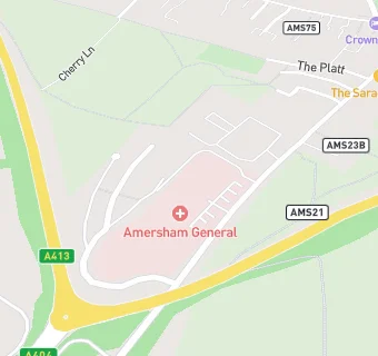 map for Day Nursery Amersham Hospital