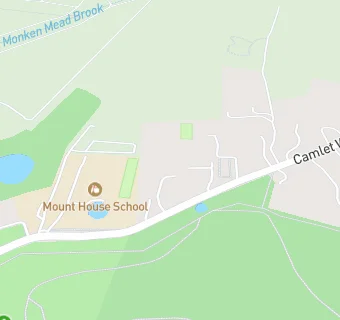 map for Monken Hadley C Of E Primary School